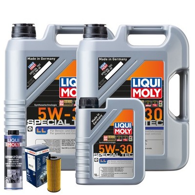 Motoröl 5W30 LIQUI MOLY Special Tec Ll 11L+BOSCH Ölfilter +Spülung