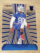 E914 /99 2016 Panini Clear Vision Rookies Level 1 Blue Shaq Lawson #105 RC
