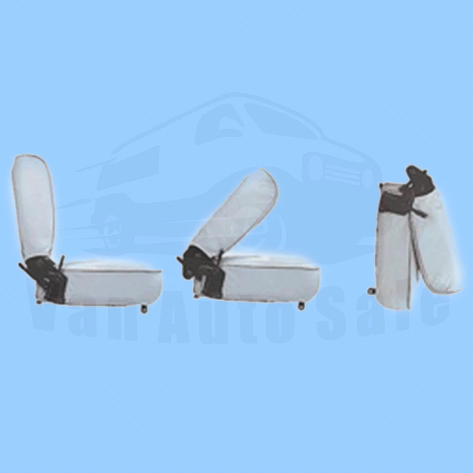 Asiento plegable y abatible negro Smittybilt para Jeep CJ y Wrangler 1986-95 Foto 2 de 3