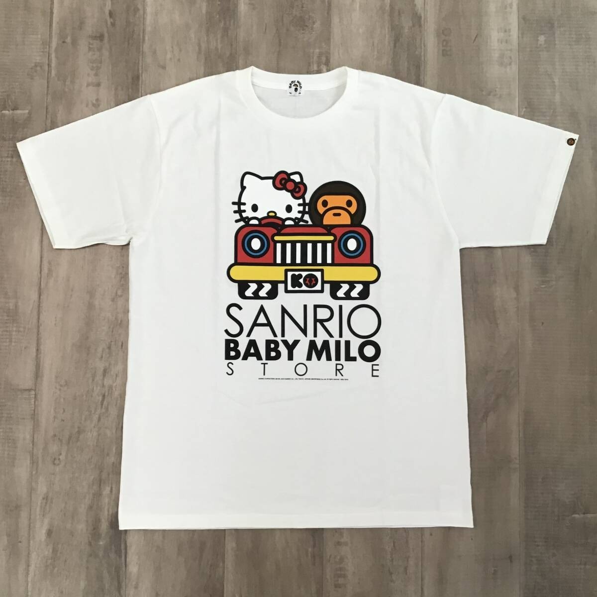 2010 BAPE × SANRIO Kitty MILO T-shirt a bathing ape NIGO White 
