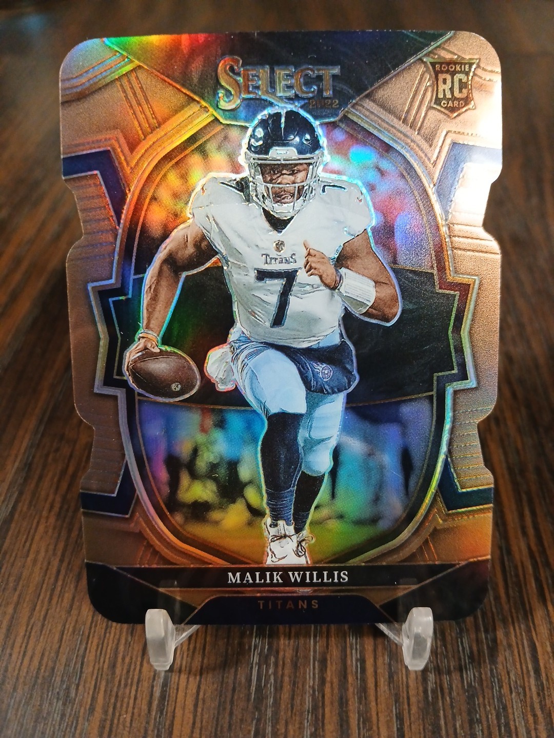 2022 Panini Select Malik Willis RC #38 Concourse Bronze Die-Cut SP 124/149
