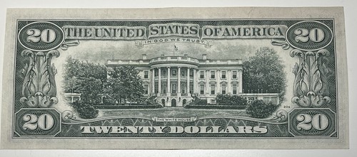 1974 $20 Twenty Dollar Bill Federal Reserve Note Boston MA Vntage Currency - Picture 4 of 6