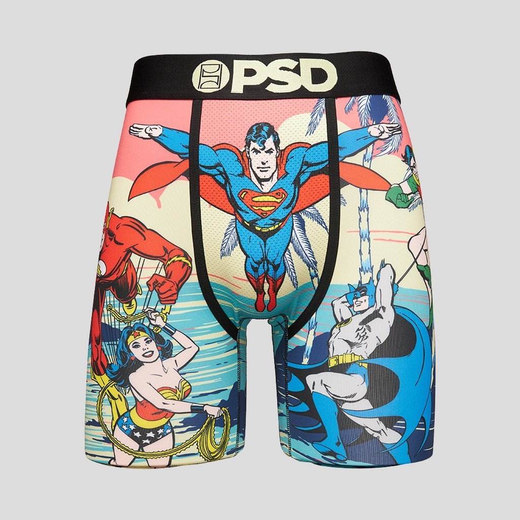 PSD Underwear DC Hero Vacation Boxer Briefs Mens Underwear Movies - Main Image