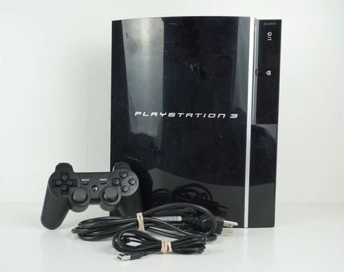 Sony Fat Playstation 3 PS3 CECHG01 40GB - Console, Cords & Controller