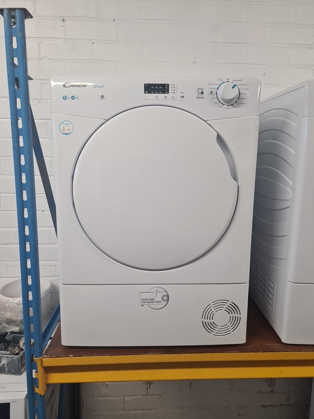 Candy CSEC9LF White Condenser Tumble Dryer 9 KG Sensor Drying Energy B