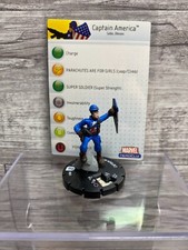 Marvel Heroclix Captain America 001 Avengers Common Single Figure W/Card