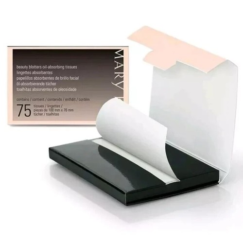 Mary Kay Beauty Blotters Oil Absorbing Tissues 75 Tissues New Absorb Excess Oil
