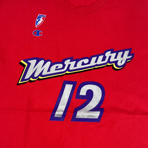 Vintage Phoenix Mercury WNBA Edna Campbell T-shirt Shirt Champion Adult M - Picture 2 of 5