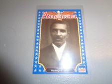 GEORGE WASHINGTON CARVER, #35 - 1992 Americana Collectible Trading Card