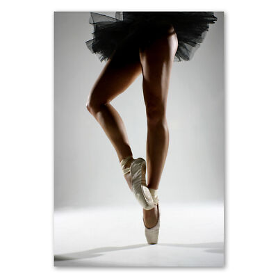Postereck 0017 Poster Leinwand Spitzenschuh, Ballett Tanzen Musik Tutu Ballerina