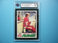 1977/78 O-PEE-CHEE NHL HOCKEY CARD #17 WILLI PLETT ROOKIE KSA 7.5 NM+ SHARP+ OPC. rookie card picture