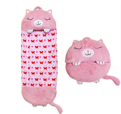 130cm Kids Sleeping Bag Lazy Warm Thermal Boys Girls Sleep Sack Home Blanket - Picture 20 of 36