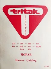 VRHTF VTG "ORIGINAL 60-70'S MOPAR TRITAK PERFORMANCE CLIFTON NJ" RACER CATALOG