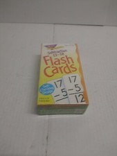 Subtraction Flash Cards 13-18 Trend Brand Factory Sealed New Ages 6 