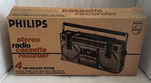 Philips Compact Line D 8118, Radio FM + Kassettenspieler OVP Rare HIGH END!!