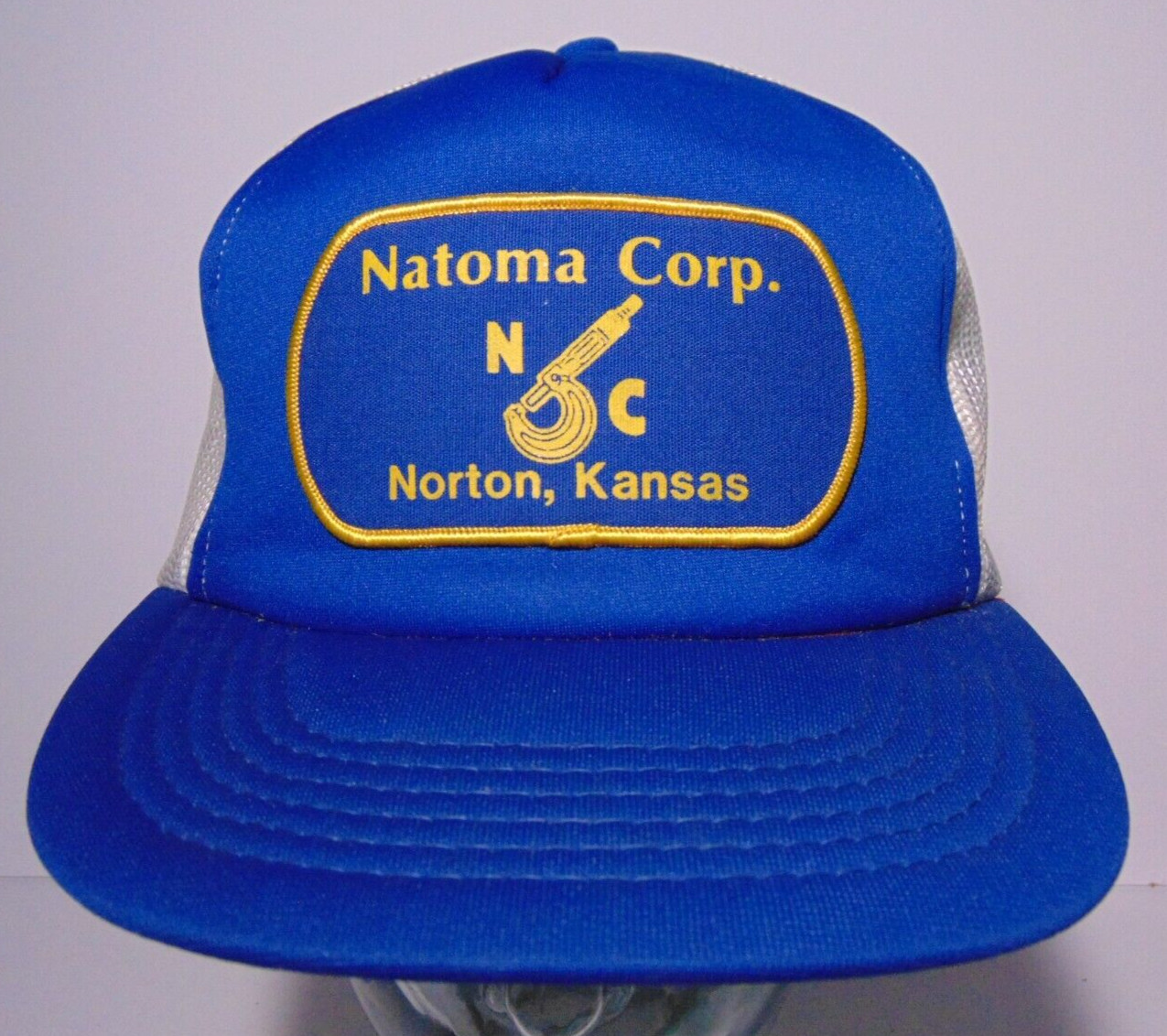 1980s Vintage Natoma Corp. Norton Kansas PATCH SNAPBA… Gem