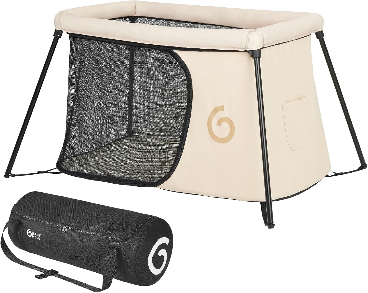 Babymoov Lettino da Viaggio Campeggio MOOV & SLEEP Sabbia