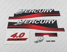Mercury 4 PS Zweitakt 2000-2005 Außenborder Aufkleber Sticker Reproduktion