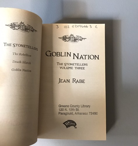 Dragonlance Jean Rabe The Stonetellers Set - Goblin Nation, Death March, Rebellion - Bild 17 von 19