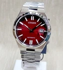 Citizen “TSUYOSA” Burgundy Dial Automatic Stainless Steel Men's Watch NJ0150-56W