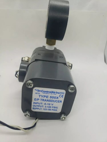 ControlAir Type 500X E/P Transducer 4-20 mA, INPUT 0-10V, 3-120 PSI OUTPUT Works - Picture 2 of 3