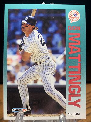 1992 Fleer #237 Don Mattingly MLB Baseball Card