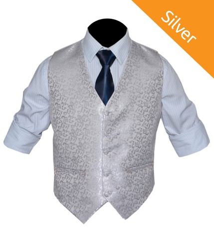 Pattern Swirl Men's Formal Wedding Waiters Waist Coat waistcoat Jamawar 15 color - Picture 7 of 94