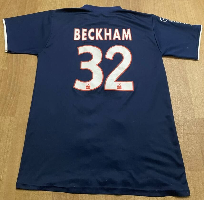 David Beckham #32 PSG FC Home Jersey shirt size M | eBay David Beckham #32 PSG FC Home Jersey shirt size M | eBay