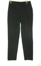 New Denim  Co.Twill Modern Pant Black Small Pull On Straight Leg Women XV1