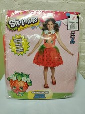 Shopkins Strawberry Kiss Child's Medium 7-8 Halloween Costume - NWT