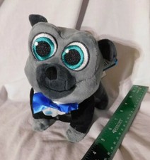 New 6" T Formal Bingo Disney Junior Puppy Dog Pals Plush Gray Pug Tuxedo