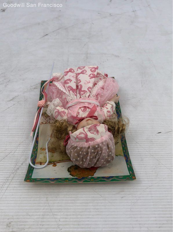 Little Blue Eyes Blonde Hairs Bo Peep Story Book Girl Play Dolls With