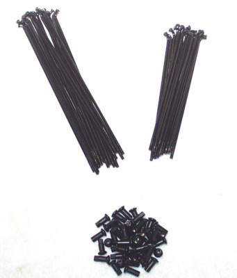 STOYE I - RUNNING WHEEL - SPOKES SET - 36PCS - BLACK CHROME - SMALL HUB 6439988*