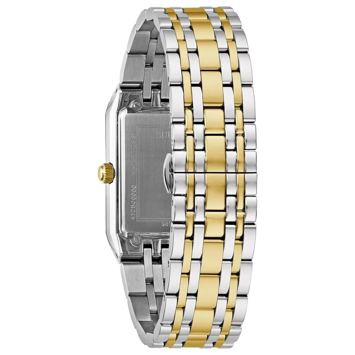 Bulova Men's Modern Day Date Indicator Quartz Silver Gold Bulova Men's Modern Day Date Indicator Quartz Silver Gold