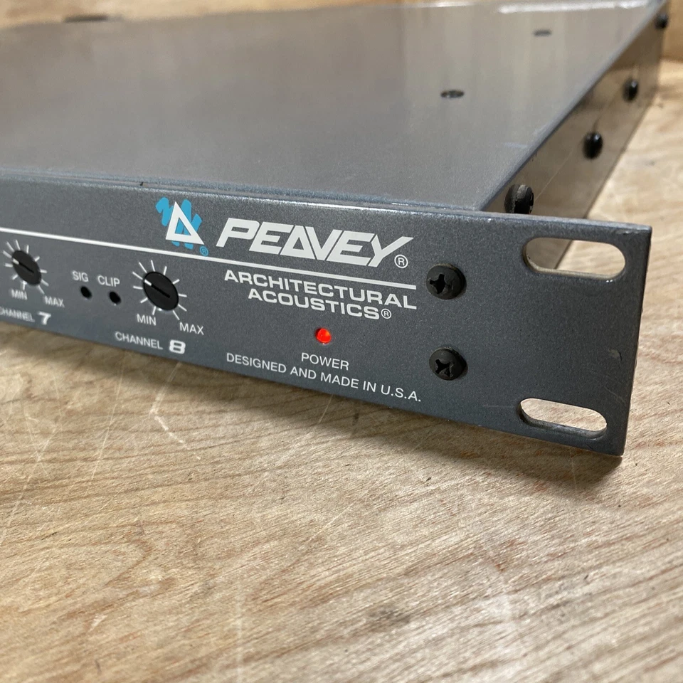 Peavey Architectural Acoustics, 8 Channel Pre Amplifier, Model: A/A-8P untested - Image 2 of 4