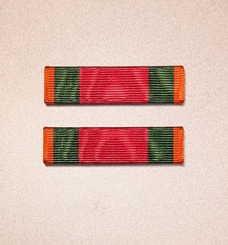 CORRECT SIZE - TXSG Officer PME Ribbon - Moiré Ribbon Made in USA -New-Set of 2