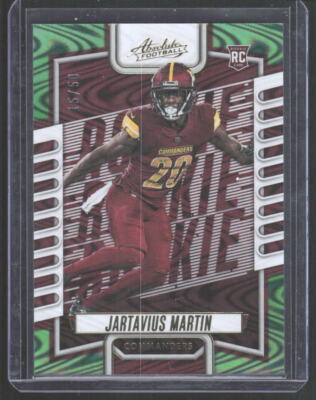 2023 Panini Absolute #171 Jartavius Martin Green Waves #/50