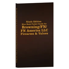 9th Edition Blue Book Pocket Guide for Browning FN Firearms and Values Fjestad