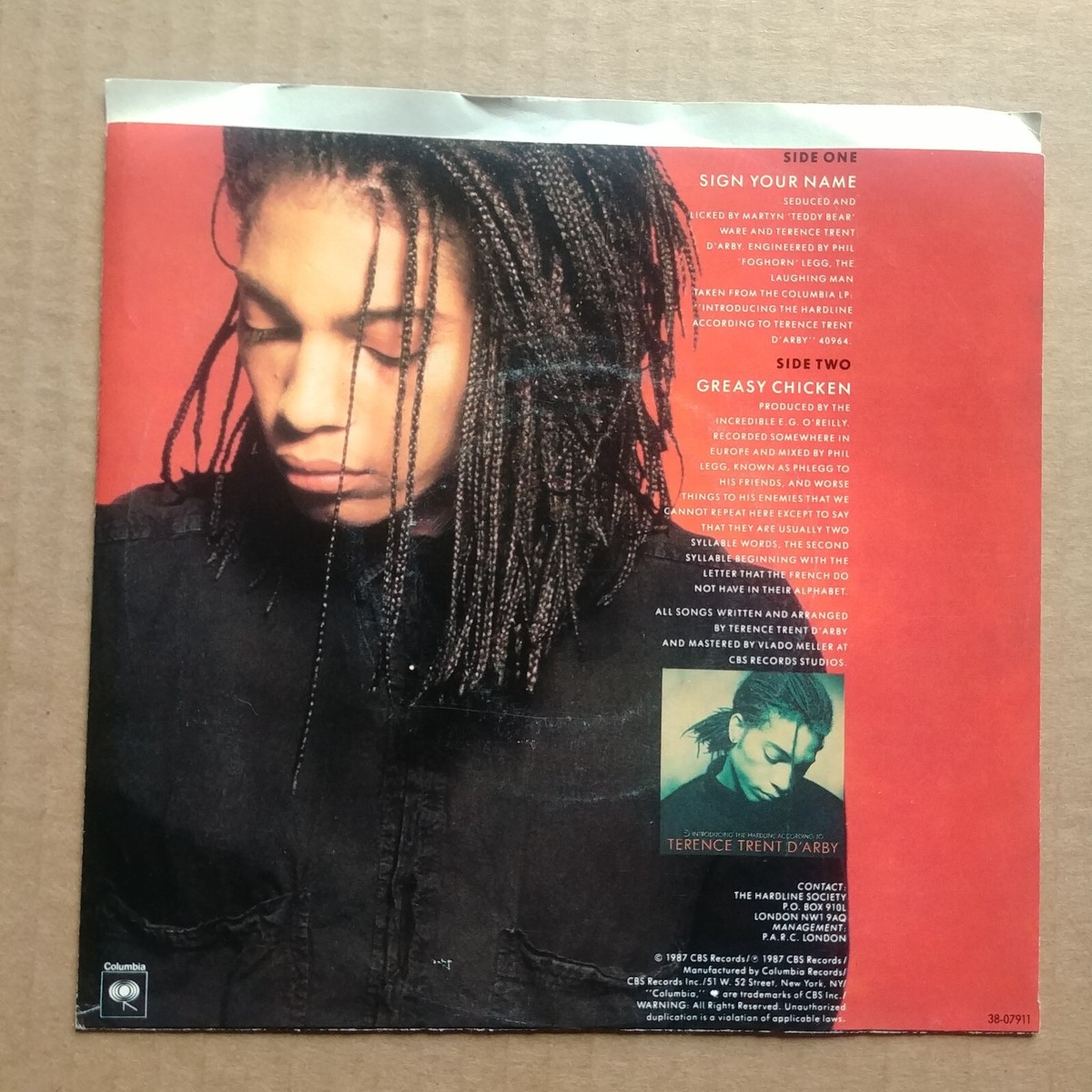 Terence Trent Darby レコード Terence Trent DArby - Introducing The Hardline According To
