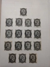 1876 Provinces of Spain, Seals, Revenue, Cinderellas,16,, different, ABNCo