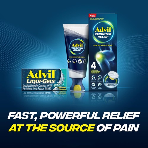 Advil Liqui-Gels Pain Reliever and Fever Reducer, Pain Medicine for Adults with - Picture 9 of 9