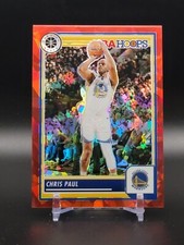 🏀 2023-24 Panini NBA Hoops Chris Paul - Hyper Red Parallel 26/99 Warriors