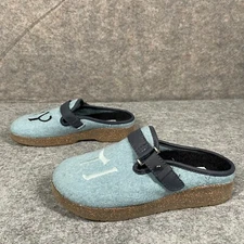 Earth Dream Renmen Mules Clog Sandals Blue Ayiti Slip On Slides Women’s US 6.5 M