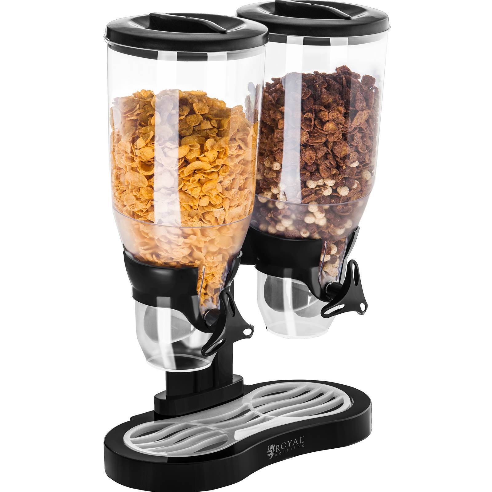 Müslispender Cornflakes Müsli Spender Ceralienspender Nuß Behälter 2 x 3 Liter