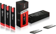 Veltec Auto Retractable Safety Box Cutter, 3 Pack Cutters, 10 Extra Blade