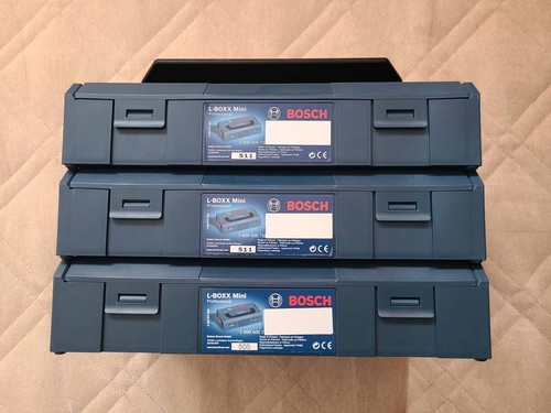 Bosch L-BOX X-MINI3 Box mini Set 266x155x63mm Blue Tool Case New Japan - 第 2/9 張圖片