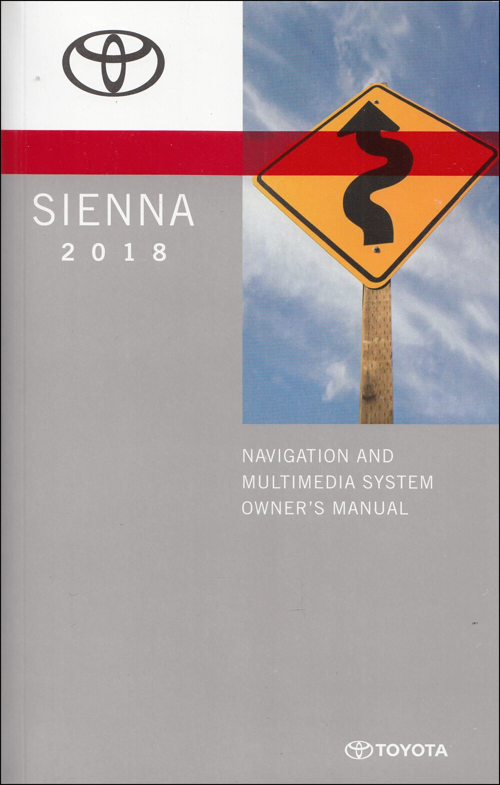 2018 Toyota Sienna Navigation System Owner Manual User Instruction Guide Book