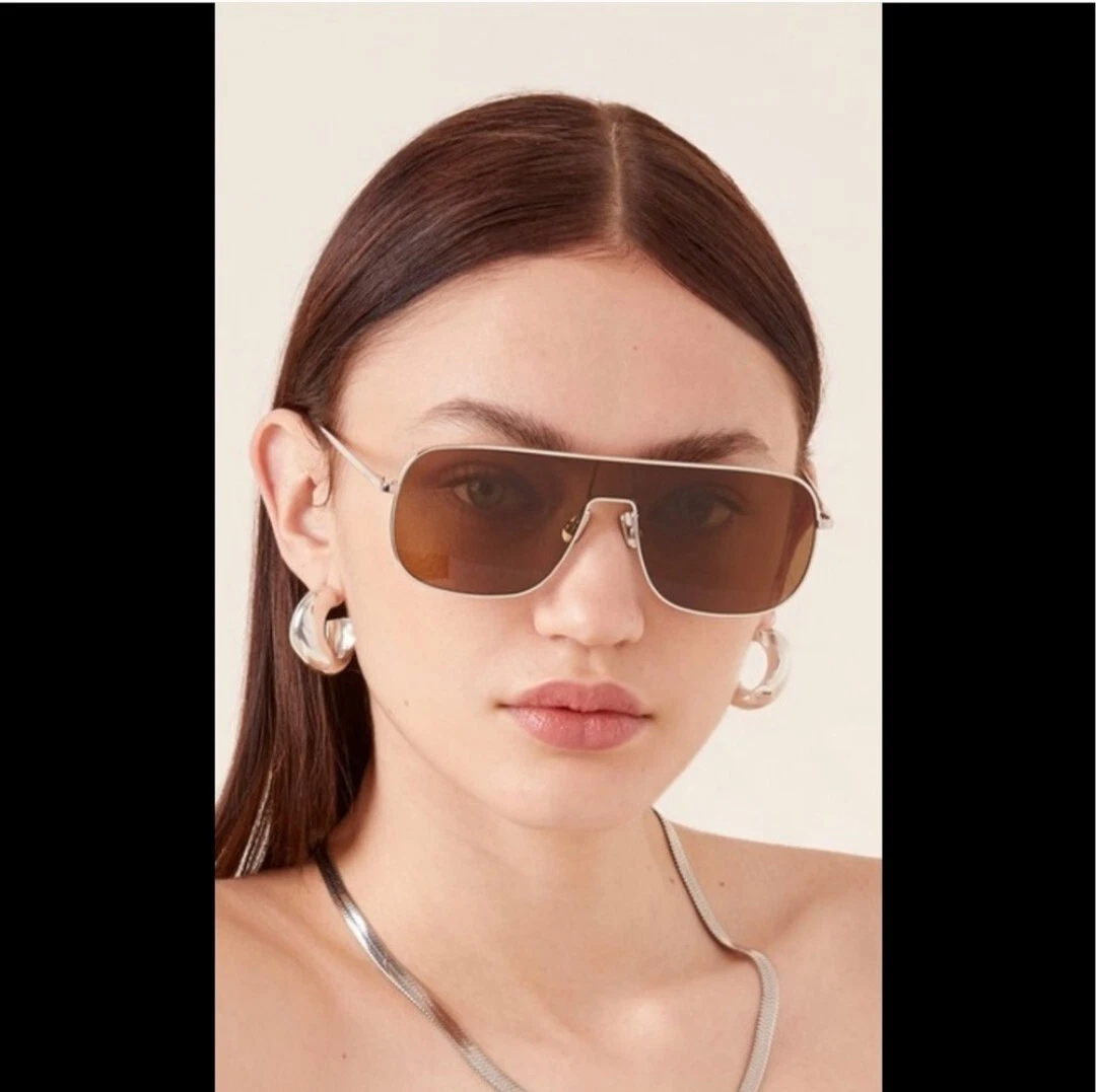 Ambush TOKYO Woman's TITANIUM SUNGLASS NWT Unisex $665.00 MSRP