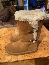 Stivali Koolaburra by Ugg castagno Kinslei scamosciati foderati sherpa 1096409 donna taglia 3
