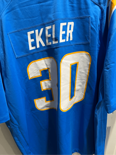 Men's Nike Austin Ekeler Powder Blue Los Angeles Chargers Game Jersey #30 SZ3XL - Picture 9 of 10